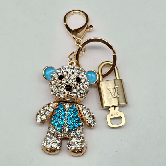 Authentic Louis Vuitton Lock & Key with unbranded Bagcharm, Keycharm, Keychain - Picture 4 of 9